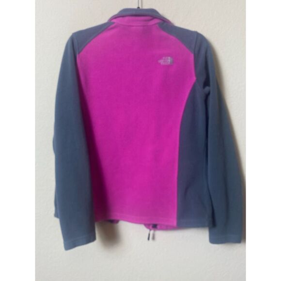 The North Face fuscia gray Womans Full Zip Fleece Jacket Gray Size Large - Picture 13 of 13